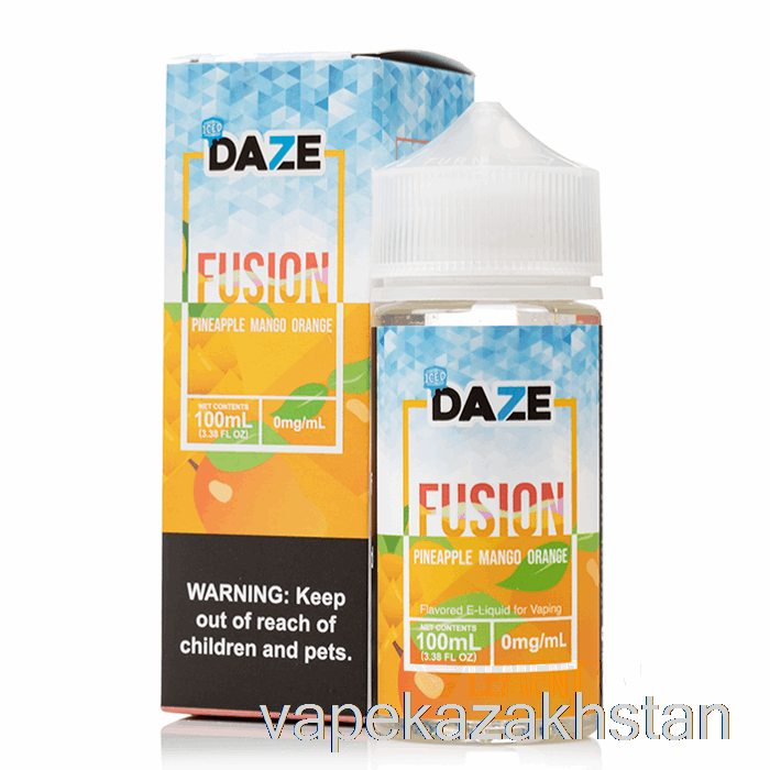 Vape Smoke ICED Pineapple Mango Orange - 7 Daze Fusion - 100mL 6mg